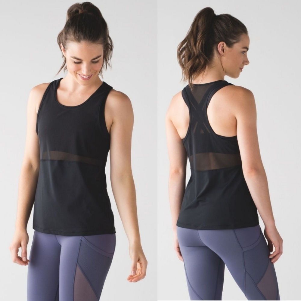 Lululemon | Fast as Light 2-In-1 Mesh Tank Bra Combo